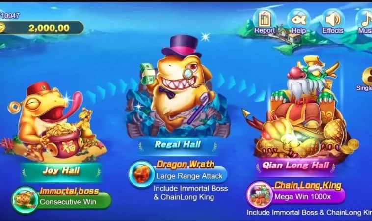 Bí Quyết Săn Thưởng Lớn Với Bắn Cá Royal Fishing Tại 789P Ngay Hôm Nay 2 Các phòng chơi trong game Bắn Cá Royal Fishing tại 789P