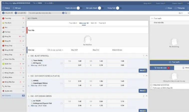 Hướng Dẫn Chi Tiết Cách Chơi Thể Thao Điện Tử 789P Thắng To 2 Bảng kèo cá cược Thể Thao Điện Tử 789P