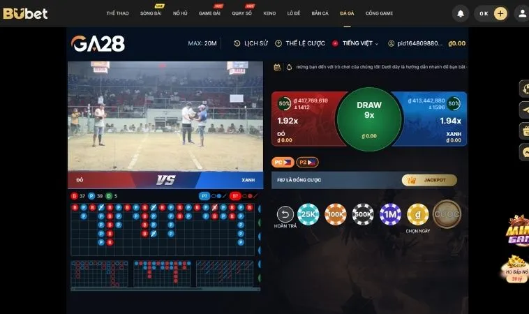 Hướng Dẫn Chơi Đá Gà GA28 Tại 789P Chiến Thắng Dễ Dàng 2 Sảnh cá cược Đá Gà GA28 tại 789P